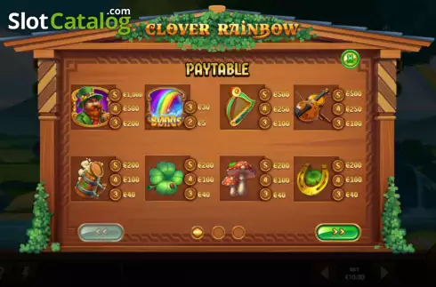 Οθόνη6. Clover Rainbow Κουλοχέρης