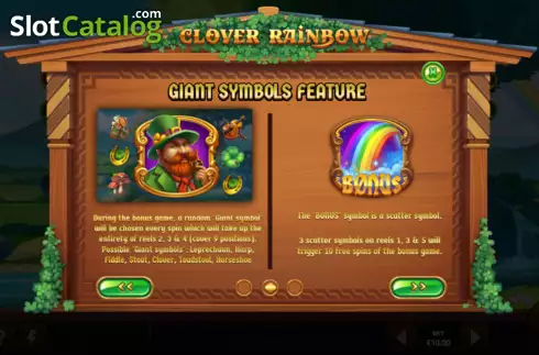 Οθόνη7. Clover Rainbow Κουλοχέρης