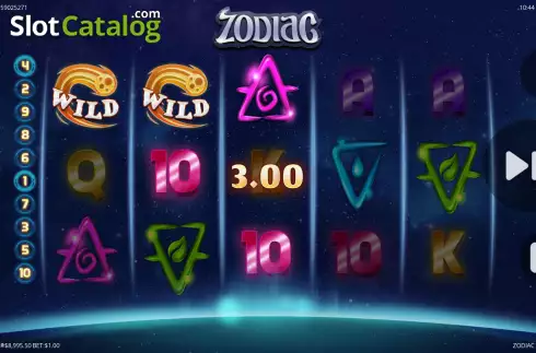 Οθόνη3. Zodiac (G.Games) Κουλοχέρης