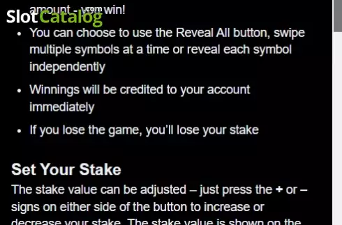 Οθόνη7. Fortune Scratch (Treasure) Κουλοχέρης