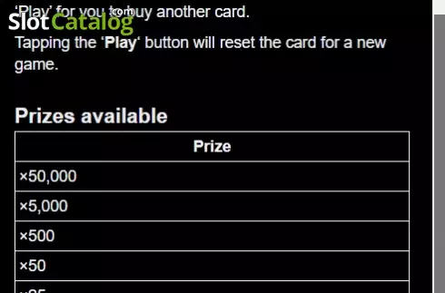 Οθόνη8. Fortune Scratch (Treasure) Κουλοχέρης