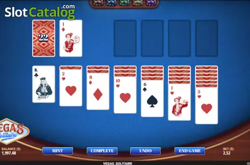 Οθόνη3. Vegas Solitaire Κουλοχέρης