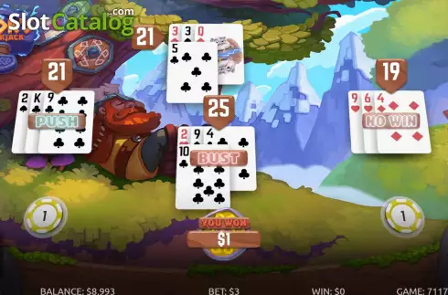 Οθόνη3. Thor's Blackjack Κουλοχέρης