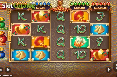 Οθόνη2. Dragon Trio Bonus Κουλοχέρης