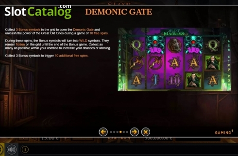 Οθόνη6. Slot Of Madness Κουλοχέρης