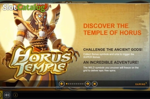 Οθόνη6. Horus Temple Κουλοχέρης 