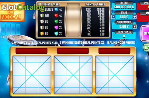 Οθόνη2. Deal Or No Deal Blue Κουλοχέρης