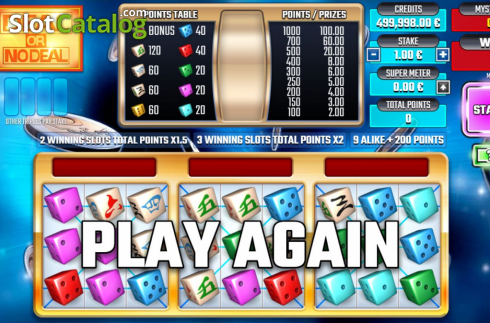 Οθόνη5. Deal Or No Deal Blue Κουλοχέρης