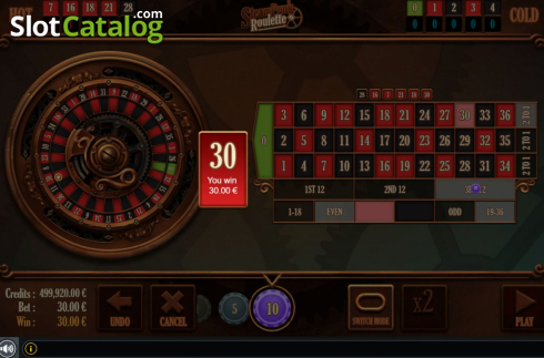 Οθόνη5. Steampunk Roulette Κουλοχέρης