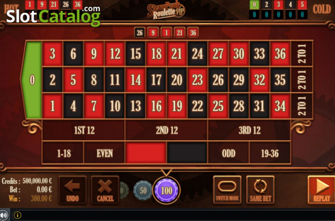Οθόνη2. Steampunk Roulette VIP Κουλοχέρης