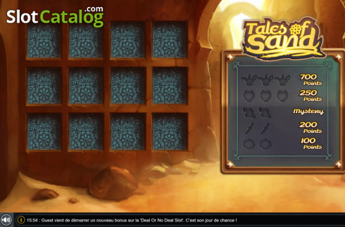 Οθόνη4. Tales of Sand Dice Κουλοχέρης