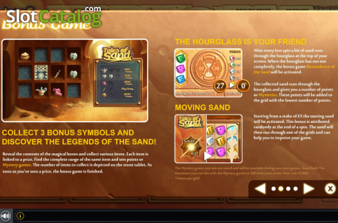 Οθόνη8. Tales of Sand Dice Κουλοχέρης