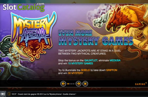 Οθόνη6. Mystery Arena Κουλοχέρης