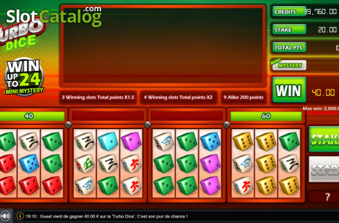 Οθόνη3. Turbo Dice (Gaming1) Κουλοχέρης