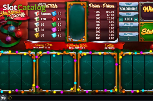 Οθόνη2. Christmas Dice (GAMING1) Κουλοχέρης