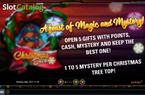 Οθόνη5. Christmas Dice (GAMING1) Κουλοχέρης