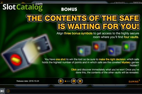 Οθόνη6. Crack The Safe 3G Κουλοχέρης