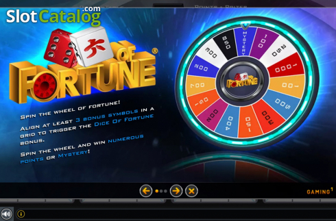 Οθόνη5. Dice Of Fortune Κουλοχέρης