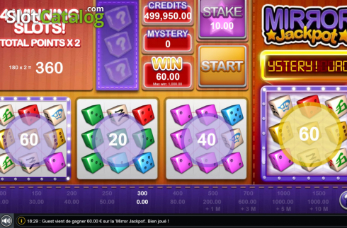 Οθόνη3. Mirror Jackpot Κουλοχέρης