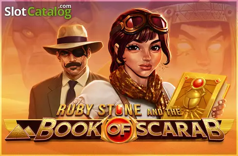 Ruby Stone and the Book of Scarab Λογότυπο Ruby Stone and the Book of Scarab Λογότυπο