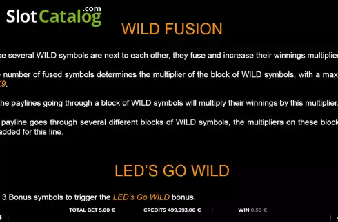 Οθόνη7. Wild Fusing Κουλοχέρης
