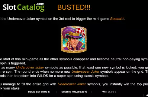 Οθόνη7. Undercover Joker Κουλοχέρης