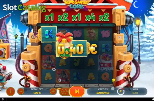 Οθόνη3. Robo Santas Corp Κουλοχέρης 
