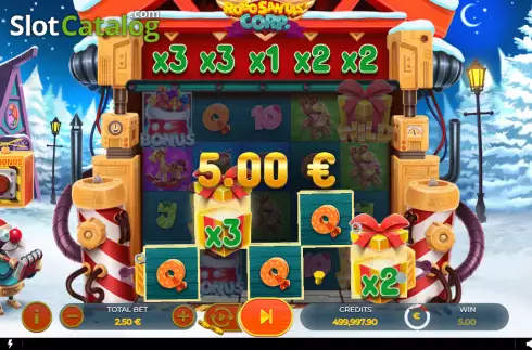 Οθόνη4. Robo Santas Corp Κουλοχέρης 