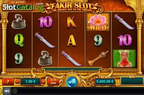 Οθόνη5. Fakir Slot Κουλοχέρης