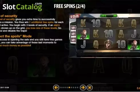 Οθόνη7. Five Raiders Κουλοχέρης
