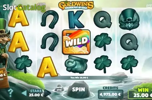 Οθόνη4. Goldwins Golden Pot of Gold Κουλοχέρης 