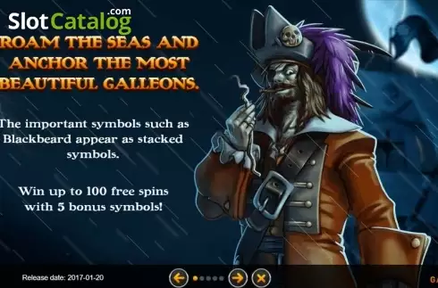 Οθόνη4. Blackbeard the Golden Age Κουλοχέρης