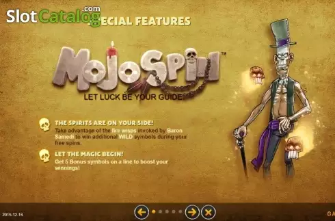 Οθόνη6. Mojo Spins Κουλοχέρης