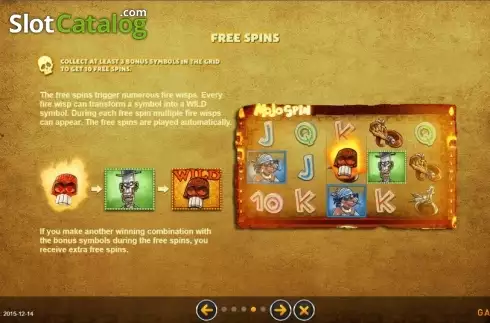 Οθόνη7. Mojo Spins Κουλοχέρης
