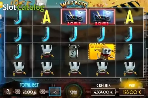 Οθόνη4. Wildbots Orchestra Κουλοχέρης 