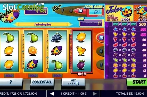 Οθόνη3. Rocket Reel Κουλοχέρης