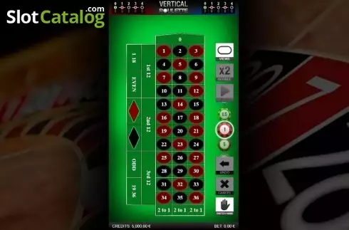 Οθόνη2. Vertical Roulette Κουλοχέρης 