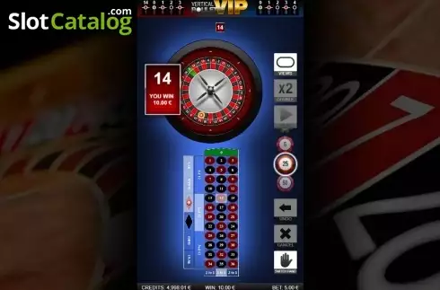 Οθόνη4. Vertical Roulette VIP Κουλοχέρης