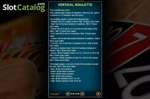 Οθόνη7. Vertical Roulette VIP Κουλοχέρης