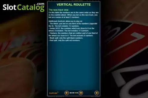 Οθόνη8. Vertical Roulette VIP Κουλοχέρης
