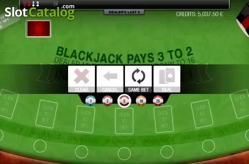 Οθόνη2. Blackjack Multihand 7 Seats Κουλοχέρης