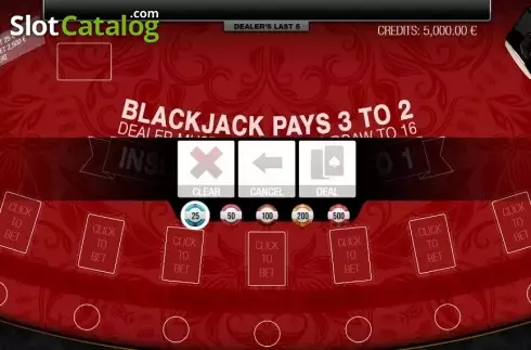Οθόνη2. Blackjack Multihand 7 Seats VIP Κουλοχέρης