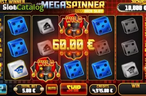 Οθόνη2. Mega Spinner Dice Slot Κουλοχέρης