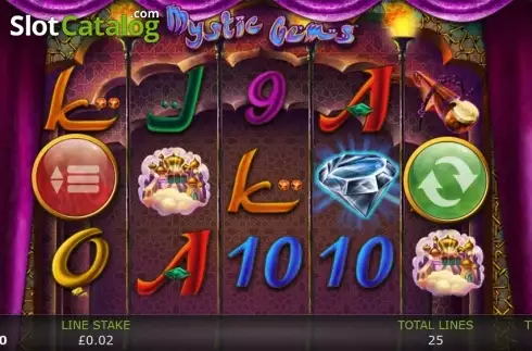 Οθόνη2. Mystic Gems (GECO Gaming) Κουλοχέρης