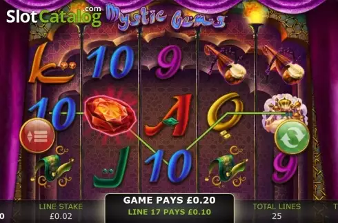 Οθόνη3. Mystic Gems (GECO Gaming) Κουλοχέρης