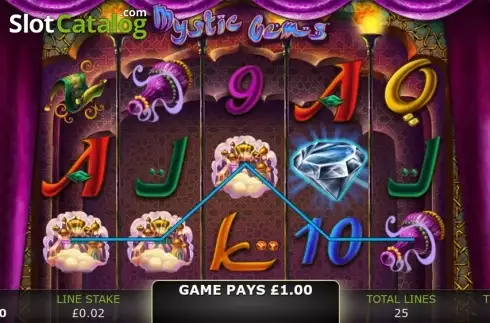 Οθόνη5. Mystic Gems (GECO Gaming) Κουλοχέρης