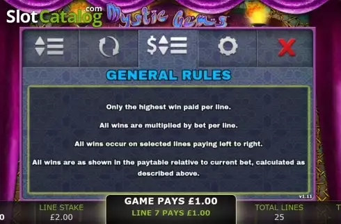 Οθόνη9. Mystic Gems (GECO Gaming) Κουλοχέρης