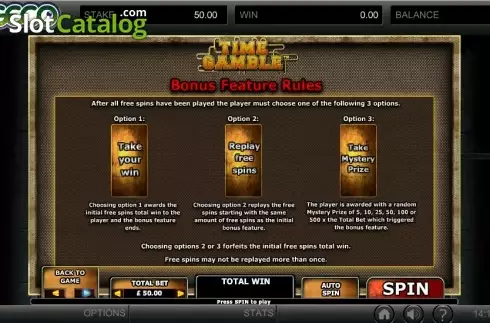 Οθόνη9. Time Gamble Κουλοχέρης