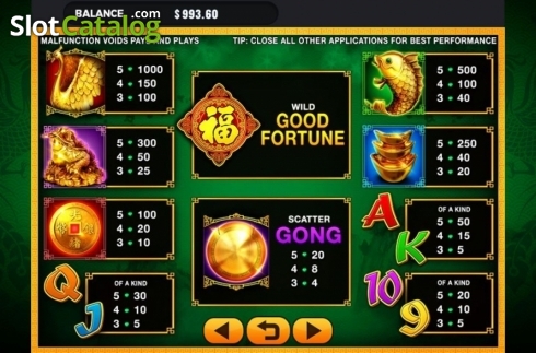 Οθόνη4. Lucky Fortune (GMW) Κουλοχέρης