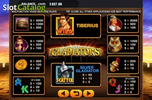 Οθόνη5. Gladiators (GMW) Κουλοχέρης